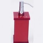 Saboneteira Líquida Acrílico Com Strass Cereja Decor Acrílicos