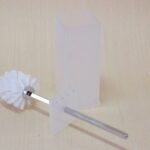 Suporte Escova Vaso Sanitario Acrilico Com Strass Jateado