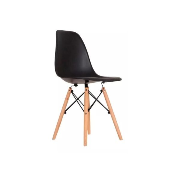 Cadeira de Jantar Charles Eames DKR Eiffel Preta OR-1102B