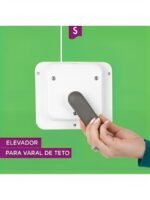 Manivela Elevador para Varal de Teto Secalux Branco Reforçado - Original - Imagem 3