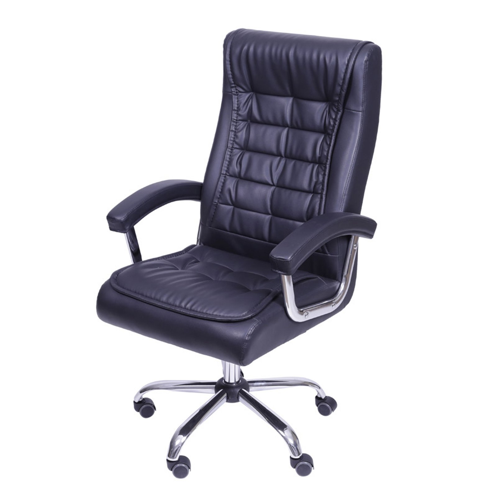 716254.jpg Cadeira Escritório Oslo Presidente Preta Molas Ensacada 3321 - Imagem 1