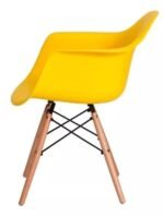 Cadeira de Jantar Charles Eames Eiffel Amarela - 1120 - Imagem 3