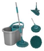 MOP 9379 Giratório Fit C 3 Em 1 Cabo 360 Inox Flash Limp