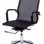 Cadeira Office Escritório Esteirinha Or Design 3303 Alta Cor Preto