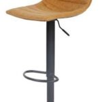 Banqueta Barbacena Caramelo Giratória Base Preto Fosco  Acabamento da estrutura AÇO E POLIURETANO Co