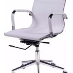 Cadeira Office Escritório Esteirinha Or Design 3303 Baixa Cor Branco