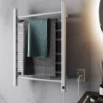 Toalheiro Térmico Casuli Circolare Due Branco | 2 Toalhas | 127V ou 220V - Imagem 6