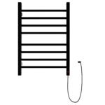 Toalheiro Térmico Casuli Circolare Due Preto | 2 Toalhas | 127V ou 220V