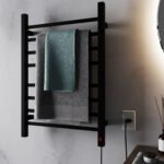 Toalheiro Térmico Casuli Circolare Due Preto | 2 Toalhas | 127V ou 220V - Imagem 9