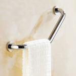 Barra de Apoio Angular 45º Inox 304 30x30cm Banheiro Acessibilidade Edmetal - Imagem 2