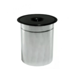 Lixeira de Embutir em Inox 5 Litros - Preto Fosco - Imagem 3
