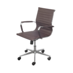 Cadeira de Escritorio Office 3301 Baixa Café - Imagem 2
