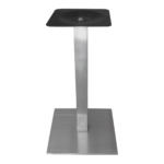 Base De Mesa Inox Quadrada Para Tampos De Até 100cm Or 2201