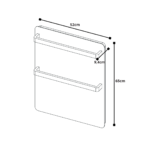 Toalheiro Térmico Vieiro Preto 110v Flaza - Imagem 12