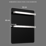 Toalheiro Térmico Vieiro Preto 220v Flaza - Imagem 10