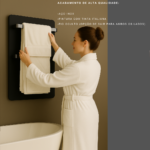 Toalheiro Térmico Vieiro Preto 220v Flaza - Imagem 8