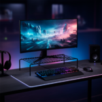 Suporte Monitor Start 320x126x210mm Preto Fosco 0803 - Imagem 3