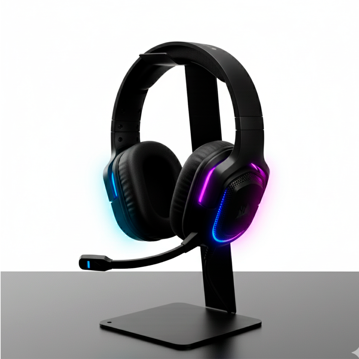 9903632-2.png Suporte Headset Elite 110x265x110mm Preto Fosco 0751 - Imagem 1