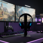 Suporte Headset Elite 110x265x110mm Preto Fosco 0751 - Imagem 8