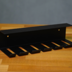 Suporte Organização Cabos Fios Elite Preto Fosco 0755 - Imagem 2