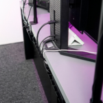 Suporte Organização Cabos Fios Elite Preto Fosco 0755 - Imagem 3