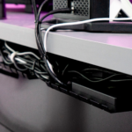 Suporte Organização Cabos Fios Elite Preto Fosco 0755 - Imagem 4