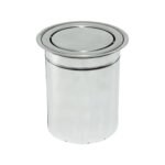 Lixeira Pia Cozinha Embutir Giratoria Granito Inox 6 Litros