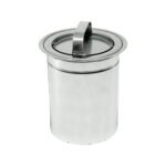 Lixeira Pia Cozinha Embutir Giratoria Granito Inox 6 Litros - Imagem 4