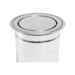 Lixeira Pia Cozinha Embutir Giratoria Granito Inox 6 Litros - Imagem 6