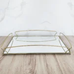 Bandeja Classic Grande Dourada Espelhada Duler | Inovar Metais