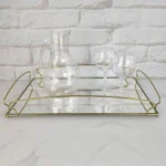 Bandeja Classic Grande Dourada Espelhada Duler | Inovar Metais