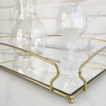 Bandeja Classic Grande Dourada Espelhada Duler | Inovar Metais