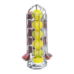 Porta Cápsulas Dolce Gusto Giratório 24 Unid Duler - Aço Cromado Premium