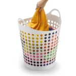 Cesto De Roupas Flexível 44 Litros Branco 1546 Arthi - Imagem 2