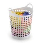 Cesto De Roupas Flexível 44 Litros Branco 1546 Arthi