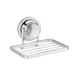 Saboneteira Ventosa Redonda Cromada 1347 Arthi