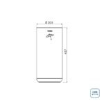 Porta Guarda Chuva Pluvia Inox Polido 15 Litros Tramontina - Imagem 3