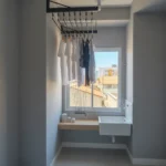 Varal Individual de Parede em Alumínio Preto 10 Varetas - Kazalinda - Imagem 2