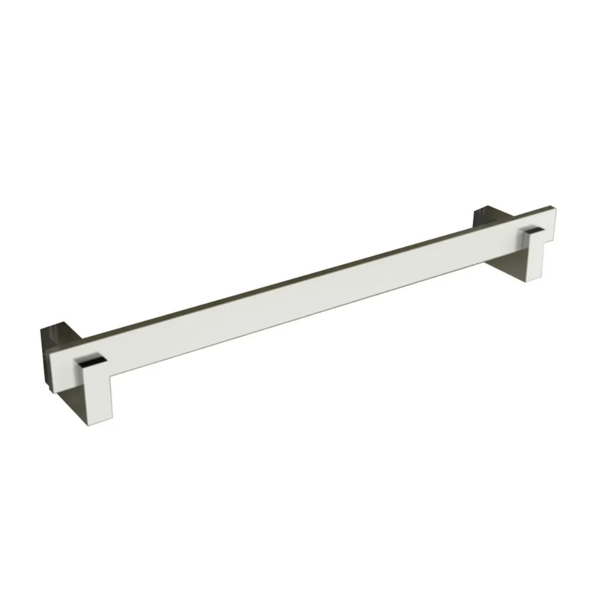 1745848.png Toalheiro Banheiro 50cm Quadrado Alumínio Polido Ipanema Cilento - Não Enferruja - Imagem 1