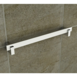 Porta Toalha Banho 60cm Alumínio Quadrado Polido Ipanema - Não Enferruja - Imagem 2