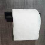 Papeleira De Parede Quadrada Inox Preto - Gardenia - Imagem 4