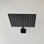Chuveiro Ducha Black 25x25 Slim Inox Braço Quadrado Fosco Deckasa - Imagem 3