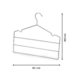 Cabide Triplo Para Calças Cromado 1006 Arthi - Imagem 3