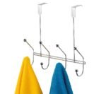 Suporte Para Porta Eclipse Cromado 4 Ganchos 1020 Arthi - Imagem 4