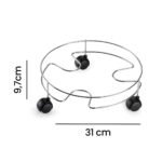 Suporte Multiuso Cromado Com Rodizios 1040 Arthi - Imagem 2