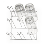 Porta Copos Capacidade Para 9 Unidades Cromado 1114 Arthi