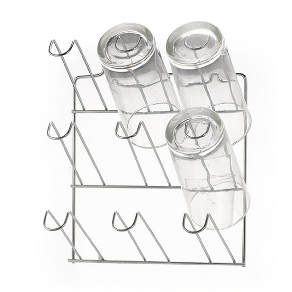 6630163-1200.png Porta Copos Capacidade Para 9 Unidades Cromado 1114 Arthi - Imagem 1