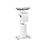 Porta Papel Higienico Suporte de Celular Cromado 1136 Arthi