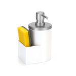 Dispenser Para Detergente e Bucha 600ML Aço Escovado 1163