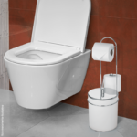 Suporte Chão Premium Porta Papel e Lixeira Inox 1245 Arthi - Imagem 2